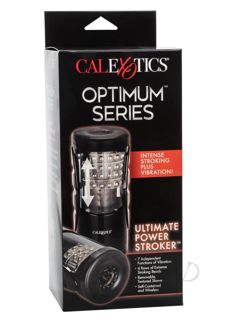 Optimum Power Ultimate Power Stroker Beaded Vibrating Masturbator –  pelvictech