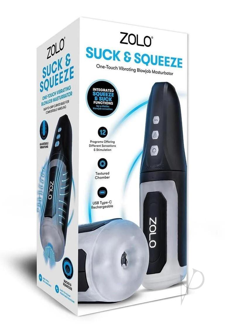 Zolo Suck And Squeeze Rechargeable Stroker  pelvictech