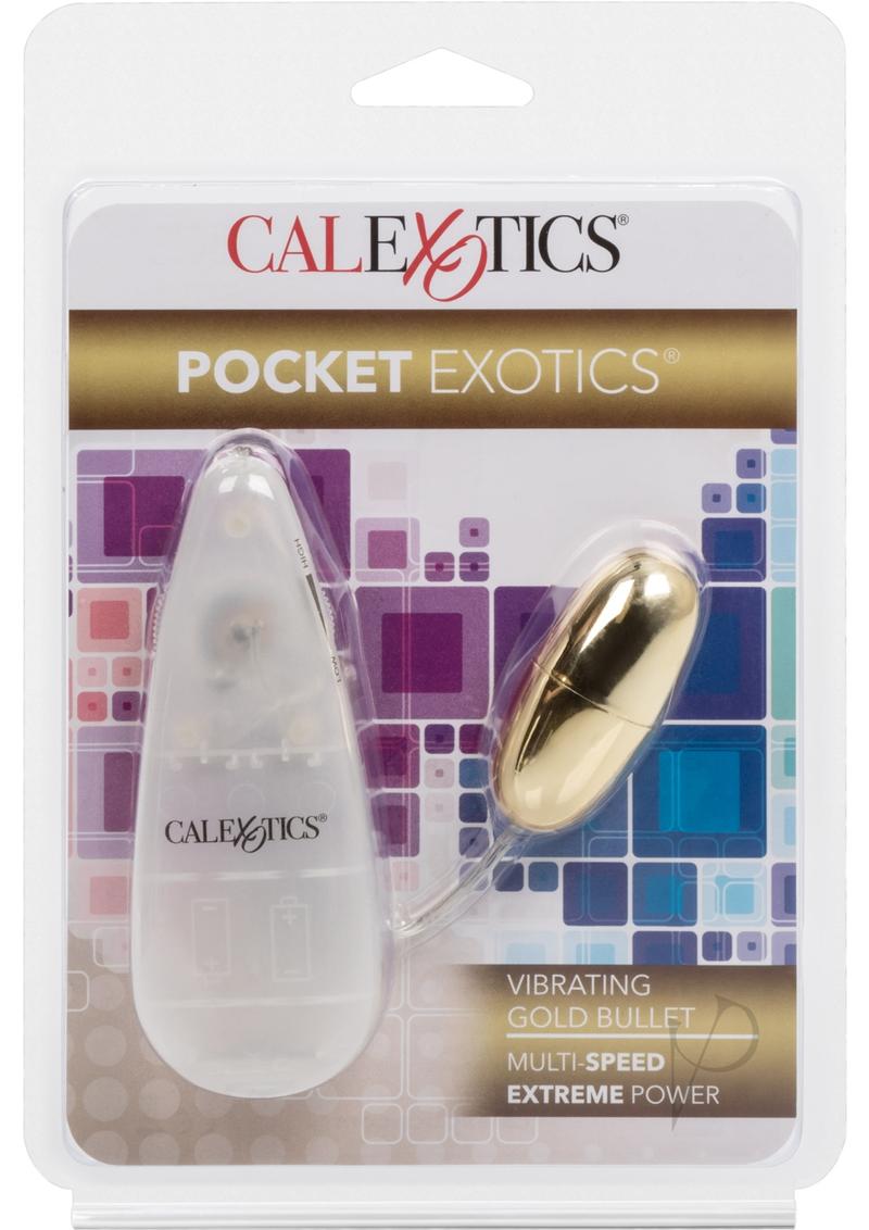 Pocket Exotics Vibrating Gold Bullet pelvictech Pocket Exotics Vibrating Gold Bullet pelvictech