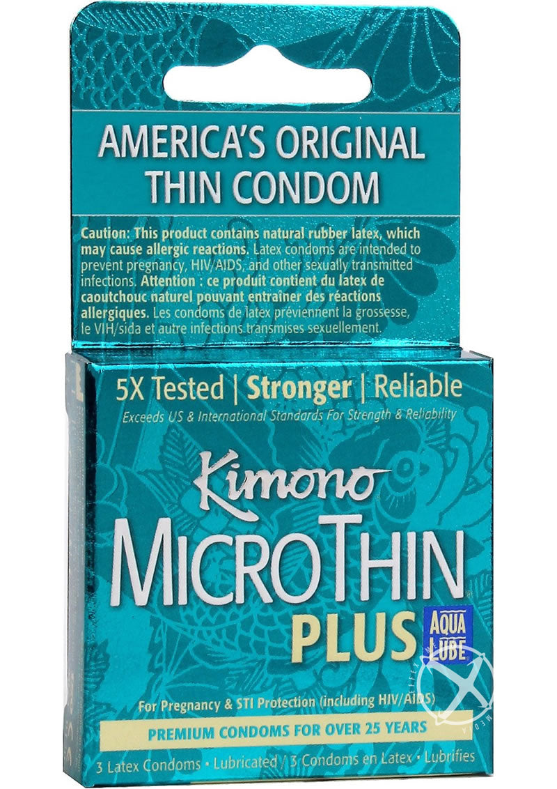 Kimono MicroThin Plus Auqa Lube Condoms (3-Pack) pelvictech Kimono MicroThin Plus Auqa Lube Condoms (3-Pack) pelvictech