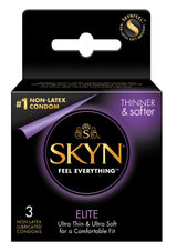 Lifestyles Skyn Elite Non Latex Lubricated Condoms 3-Pack_0