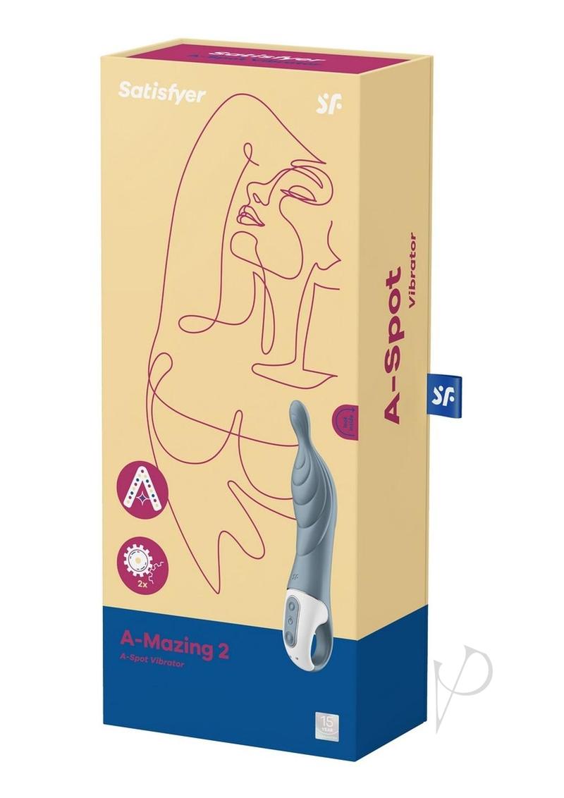Satisfyer A-Mazing 2 Silicone Vibrating Stimulator  pelvictech