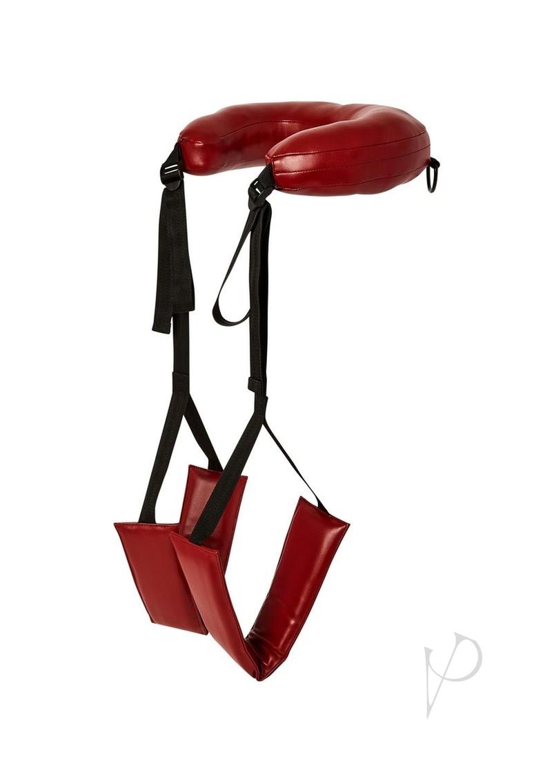 Saffron Thigh Sling Adjustable - Black/Red