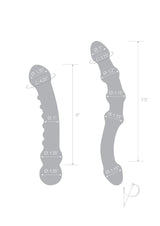 Glas Double Pleasure Glass Dildo Set (2 Piece)