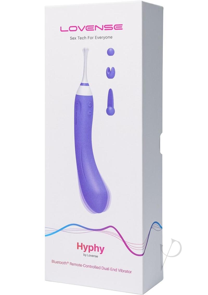 Lovense Hyphy App Compatible Silicone Dual End Vibrator