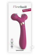 Love to Love Fireball Rechargeable Dual Ended Silicone Body Massager & Vibrator