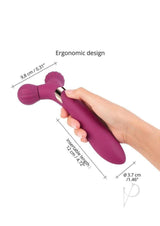 Love to Love Fireball Rechargeable Dual Ended Silicone Body Massager & Vibrator