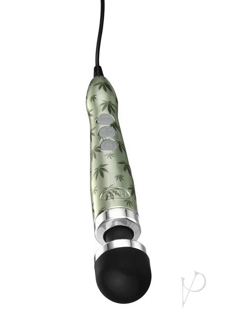 Doxy Die Cast 3 Wand Plug-In Wand Massager - Cannabis Pattern pelvictech Doxy Die Cast 3 Wand Plug-In Wand Massager - Cannabis Pattern pelvictech
