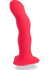 Bouncer Silicone Rumbling Dildo with Weighted Balls