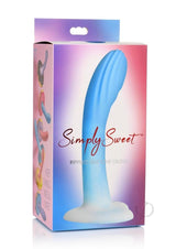 Simply Sweet Rippled Silicone Dildo