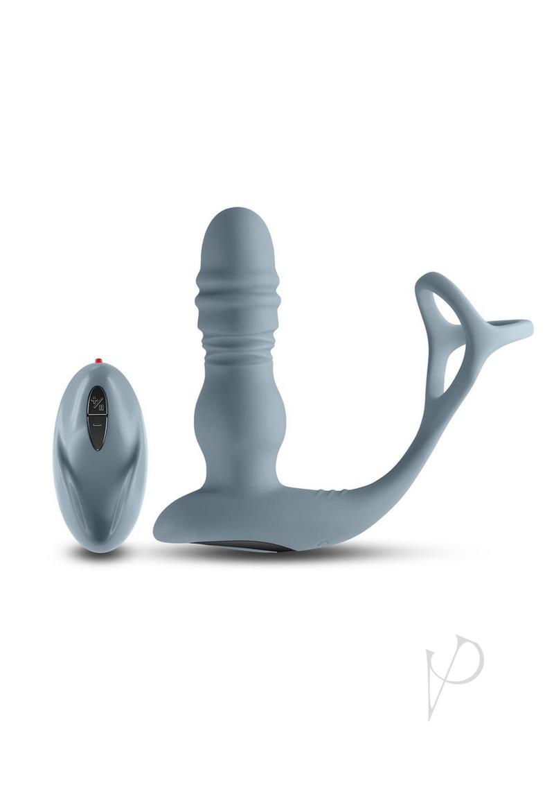 Renedage The Handyman Rechargeable Silicone Cock Ring and Prostate Massager with Remote