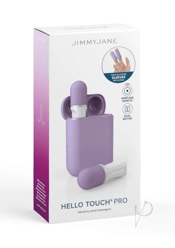 JimmyJane Hello Touch Pro Rechargeable Finger Massagers with Remote