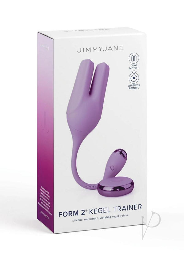 JimmyJane Form 2 Kegel Rechargeable Silicone Stimulator with Remote