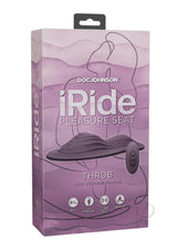 IRide Pleasure Seat Throb Rechargeable Silicone with Remote Control