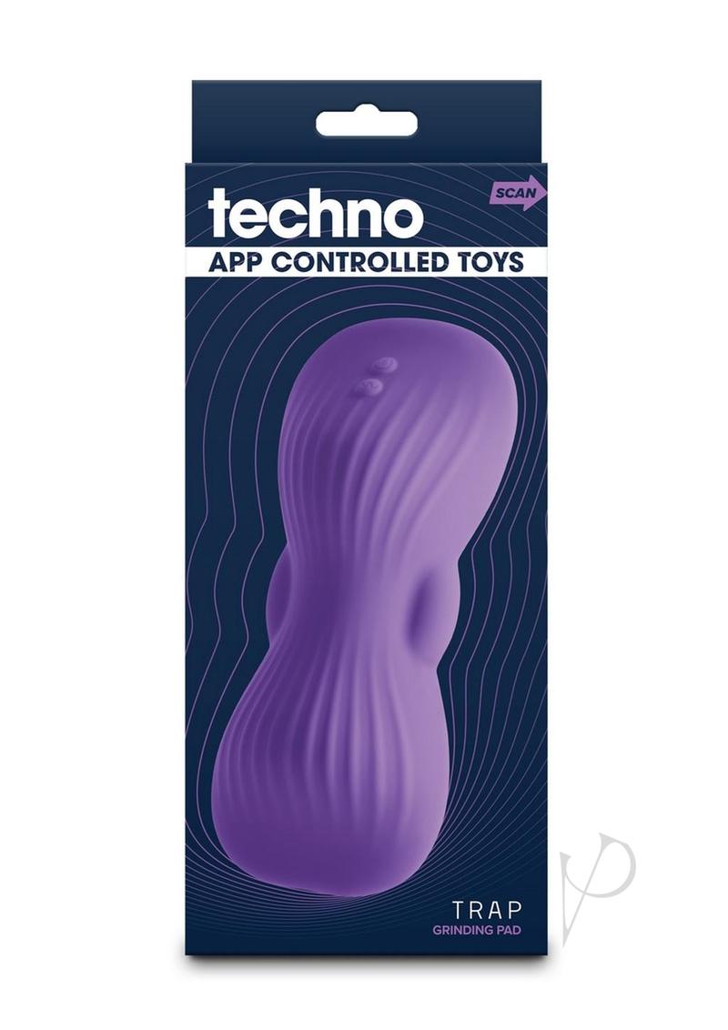 Techno Trap Rechargeable Silicone App-Compatible, Dual-Motor, Hands-Free Grinding Pad