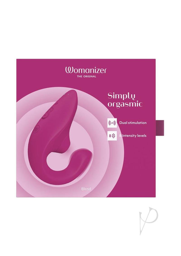 Womanizer Blend Rechargeable Silicone Vibrator with Clitoral Stimulator