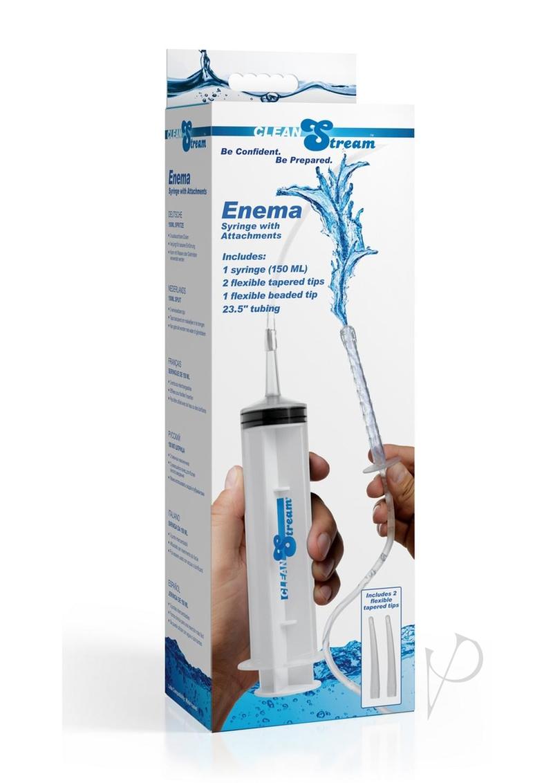 CleanStream Enema Syringe with Attachments