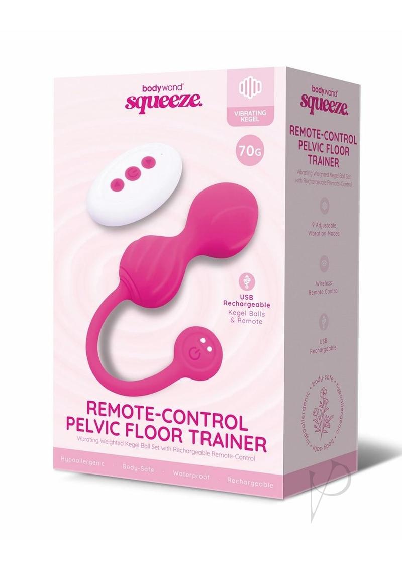 Bodywand Squeeze Remote Control Rechargeable Silicone Pelvic Floor Trainer -Weighted (70G)