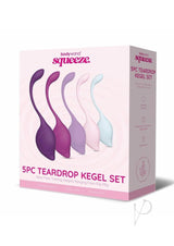 Bodywand Squeeze Teardrop Silicone Kegel Set 37-115G (5 Piece)