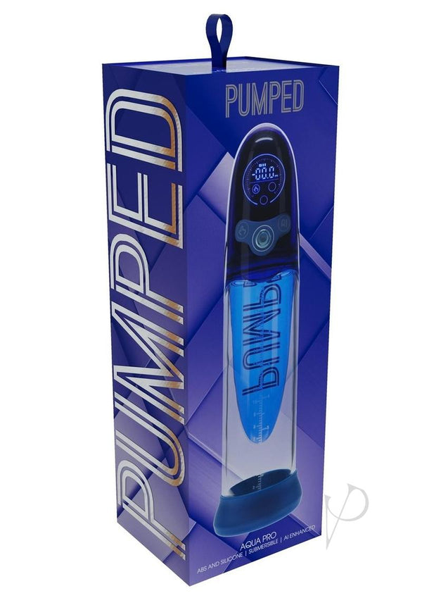 Pumped Aqua Pro Submersible Automatic Rechargeable Silicone AI Tech Enhanced Penis Pump