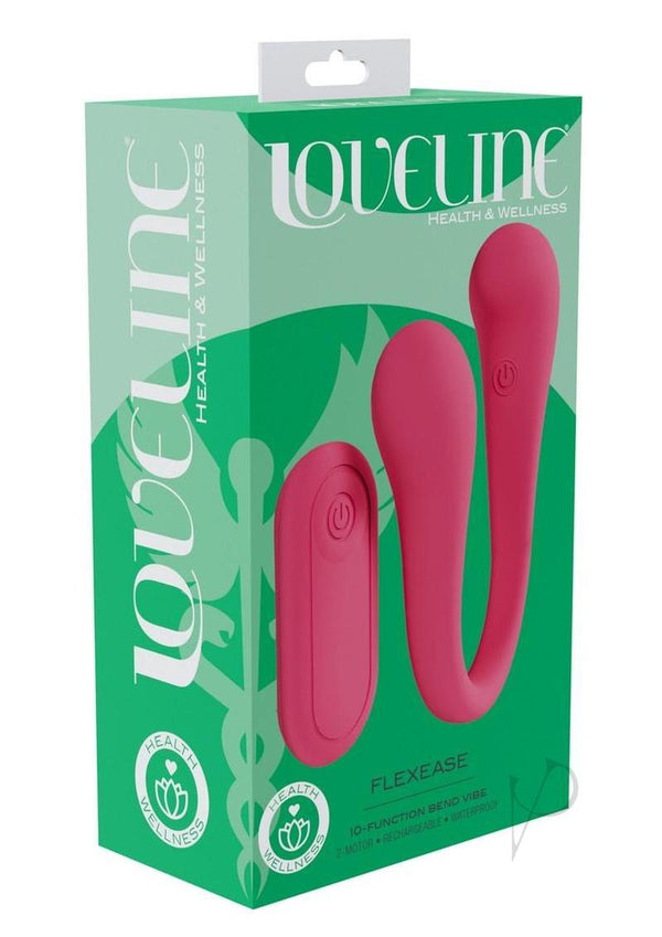 Loveline FlexEase Bend 10 Function Rechargeable Silicone Vibrator