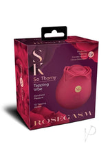 Secret Kisses Rosegasm So Thorny Rechargeable Silicone Vibrator