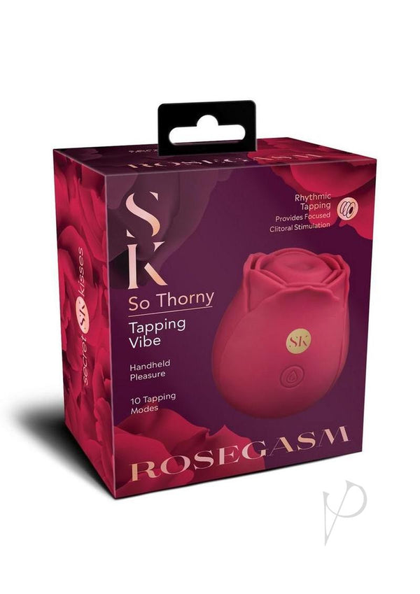 Secret Kisses Rosegasm So Thorny Rechargeable Silicone Vibrator