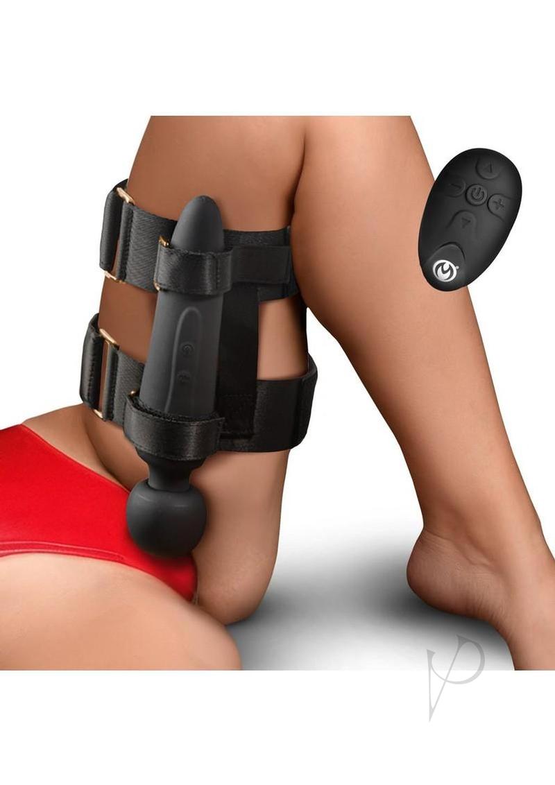 Master Series Thunderstick Thigh Strap Rechargeable Vibrating Wand wit   pelvictech
