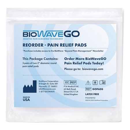 BioWave® Pain Relief Pad Electrode For Use With BioWaveGO®