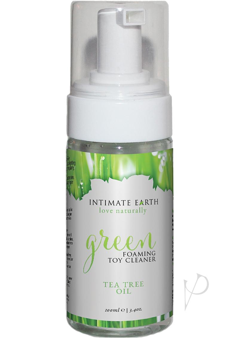 Intimate Earth Green Foaming Toy Cleaner Tea Tree Oil 3.4oz_0