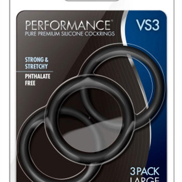 Performance VS3 Silicone Penis Rings (3-Pack) - Large pelvictech Performance VS3 Silicone Penis Rings (3-Pack) - Large pelvictech