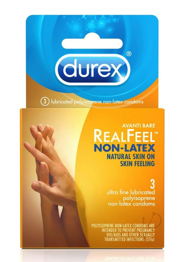 Durex Avanti Real Feel Non Latex Lubricated Condoms 3-Pack_0