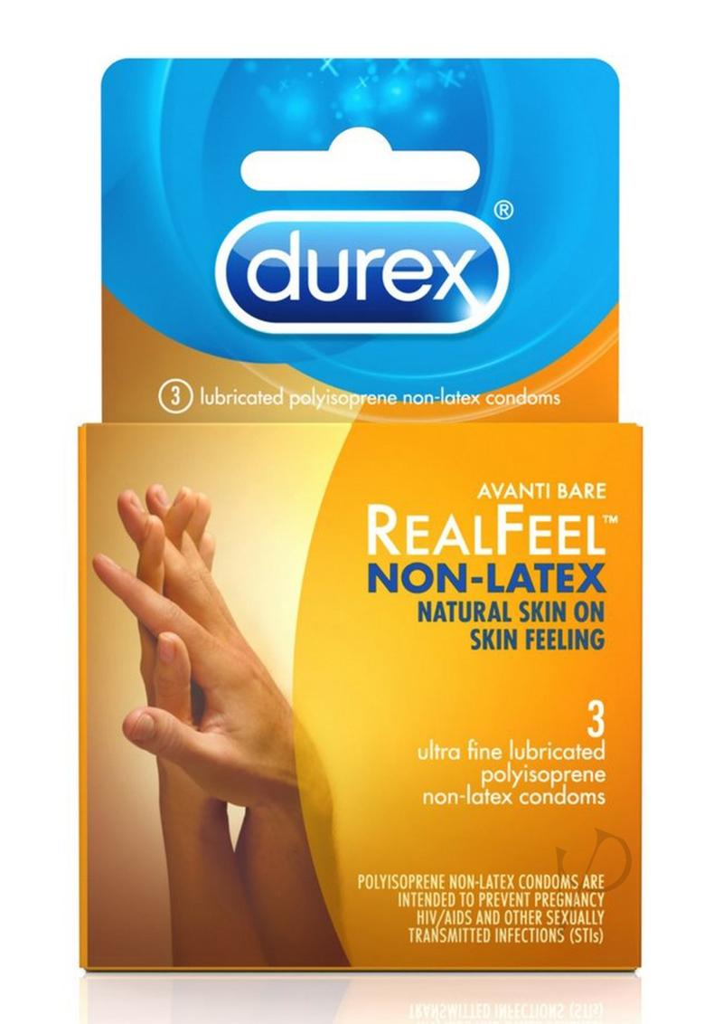 Durex Avanti Real Feel Non Latex Lubricated Condoms (3-Pack) pelvictech Durex Avanti Real Feel Non Latex Lubricated Condoms (3-Pack) pelvictech