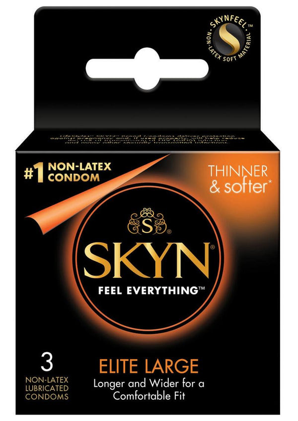 Lifestyles Skyn Elite Large Non-Latex Lubricated Condoms 3-Pack_0