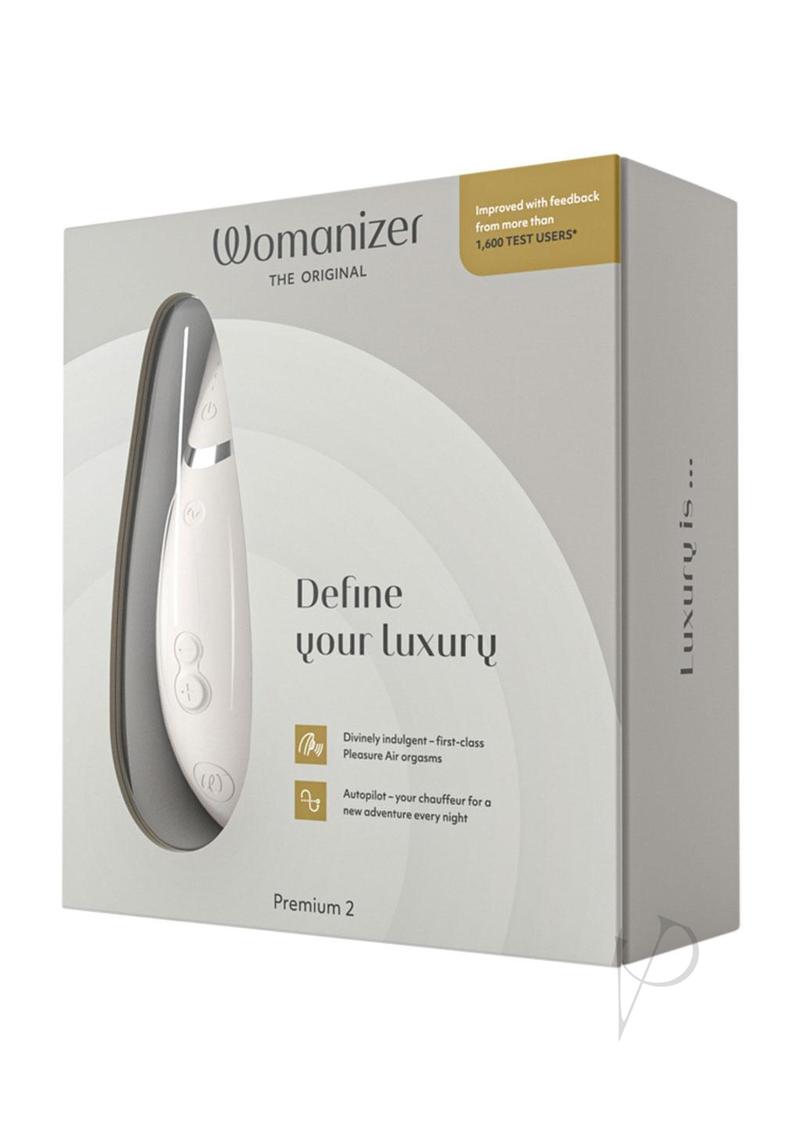 Womanizer Premium 2 Rechargeable Silicone Clitoral Stimulator