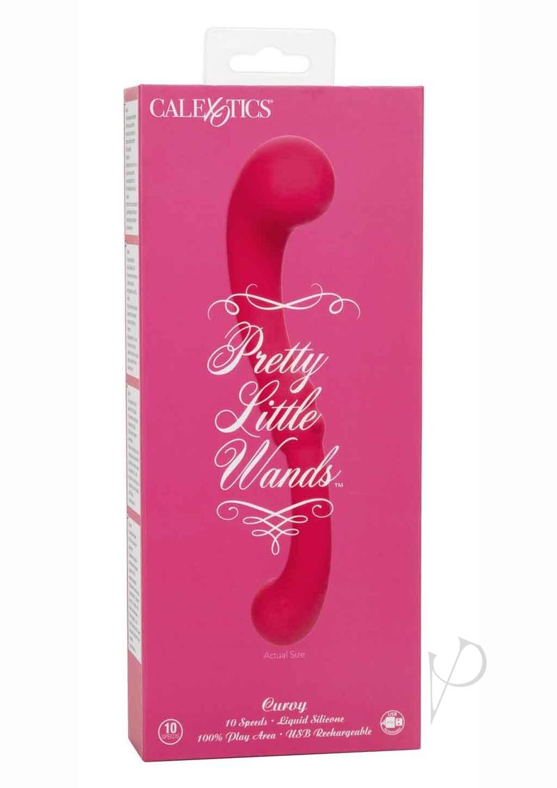Pretty Little Wands: Curvy (Rechargeable Silicone Vibrating Wand)