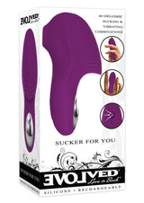 Sucker For You Silicone Rechargeable Clitoral Stimulator