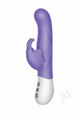 The Dual Stim Butterfly Silicone Rechargeable Rabbit Vibrator