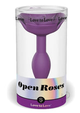 Open Roses Anal Plug - Small