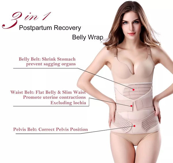 TUOY Postpartum Belly Band Postnatal Girdle Support Recovery Belly
