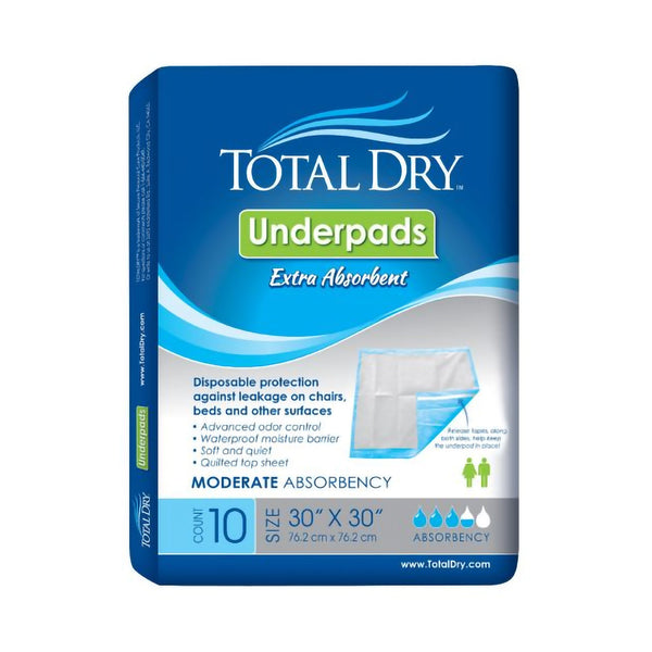 total dry underpads
